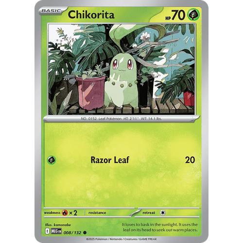 Chikorita MEG 8/132 - Reverse Holo