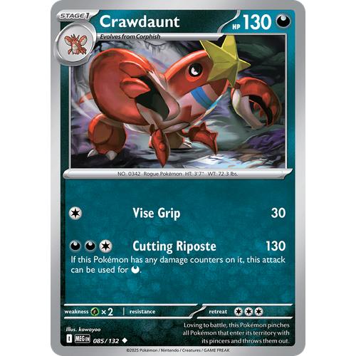 Crawdaunt MEG 85/132 - Reverse Holo