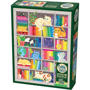 Rainbow Cat Quilt 1000 Piece Puzzle
