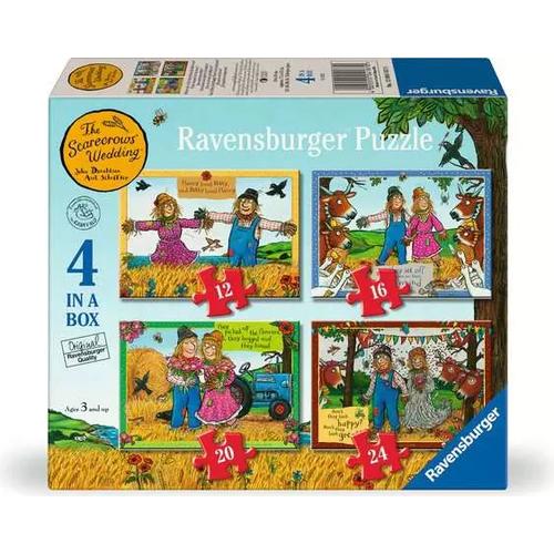 Ravensburger The Scarecrow's Wedding 4 in a Box (12, 16, 20, 24 Piece) Jigsaw Puzzles title tbc