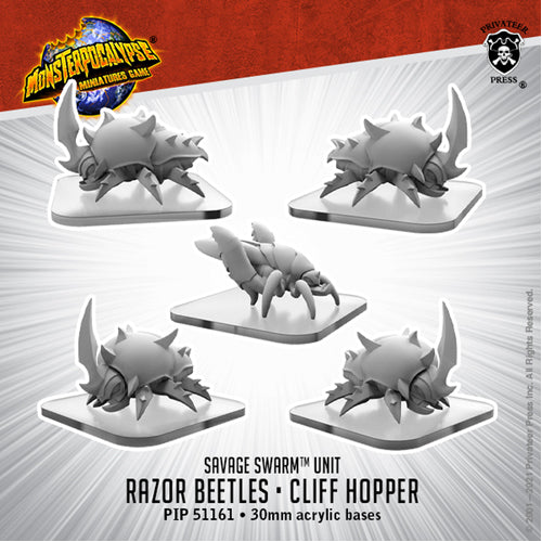 Razor Beetles & Cliff Hopper