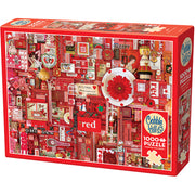 Red 1000 Piece Puzzle