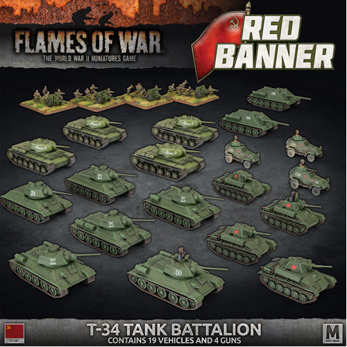 Red Banner T-34 Tank Battalion Army Deal