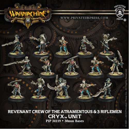 Revenant Crew of the Atramentous With Three Riflemen