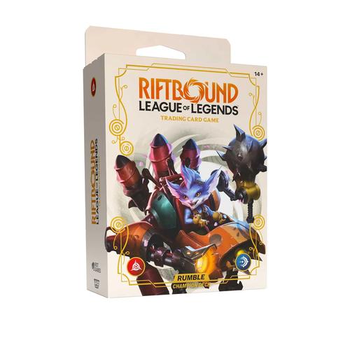 Riftbound: League of Legends TCG - Spiritforged Champion Deck - Rumble Display (4)