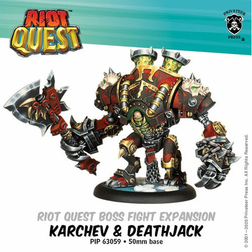 Riot Quest Karchev & Deathjack Malignant Fusion Boss Fight Expansion