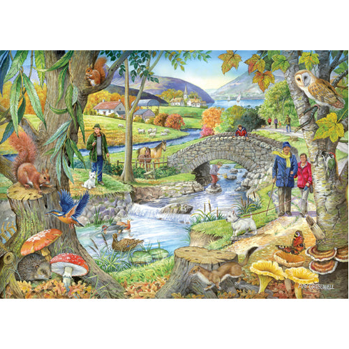 Riverside Walk 1000 Piece Puzzle