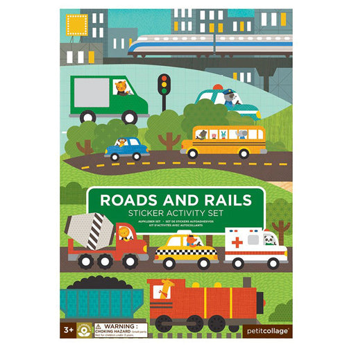 Roads + Rails Sticker Activity Set