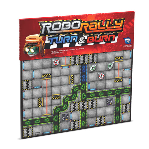 RoboRally Board Game: Turn And Burn Expansion