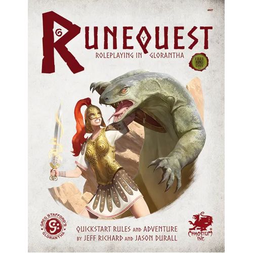 Roleplaying in Glorantha Quick Start: RuneQuest