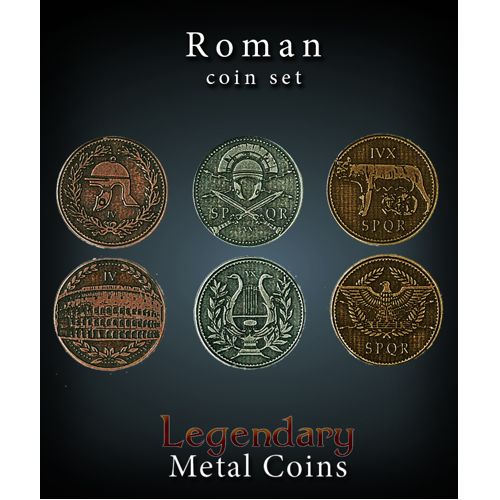 Roman Coin Set Legendary Metal Coins