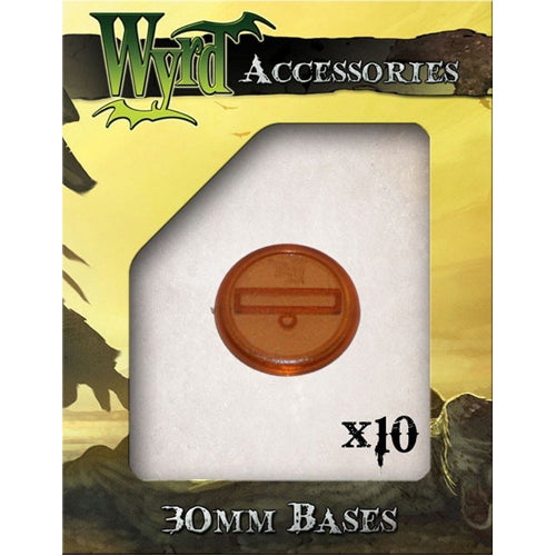 Rootbeer 30mm Translucent Bases - 10 Pack