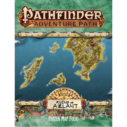 Ruins of Azlant Poster Map Folio: Pathfinder Campaign Setting