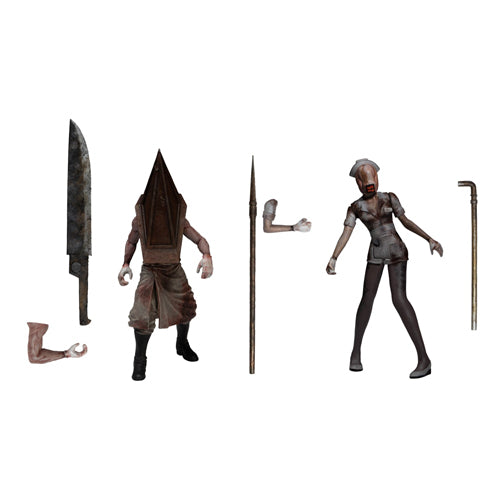 SILENT HILL 2 BUBBLE HEAD NURSE AND RED PYRAMID THING 5 POINTS DELUXE BOXED SET