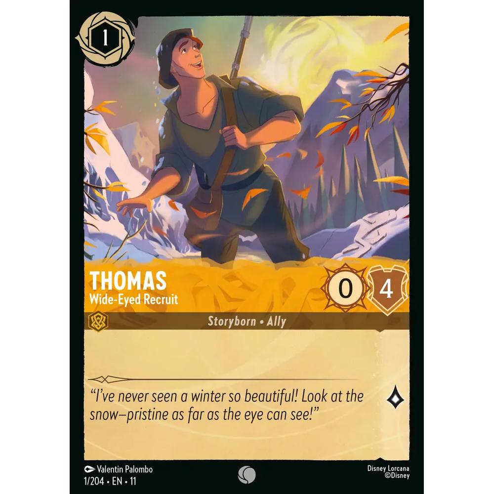 Thomas - Wide-Eyed Recruit WSP 001/204 - Foil