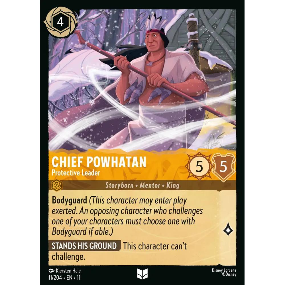 Cheif Powhatan - Protective Leader WSP 011/204 - Foil
