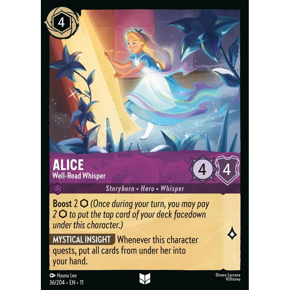Alice - Well-Read Whisper WSP 036/204 - Foil