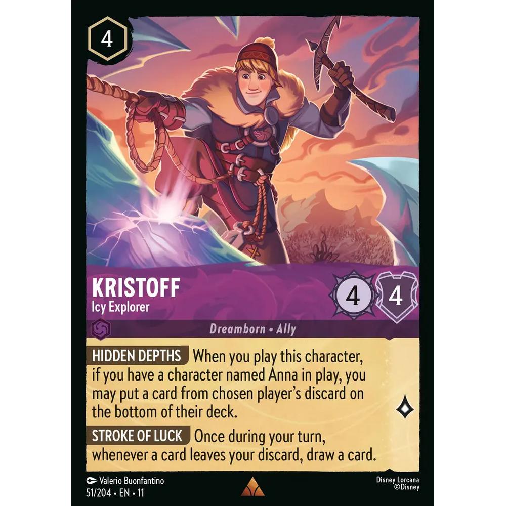 Kristoff - Icy Explorer WSP 051/204 - Foil