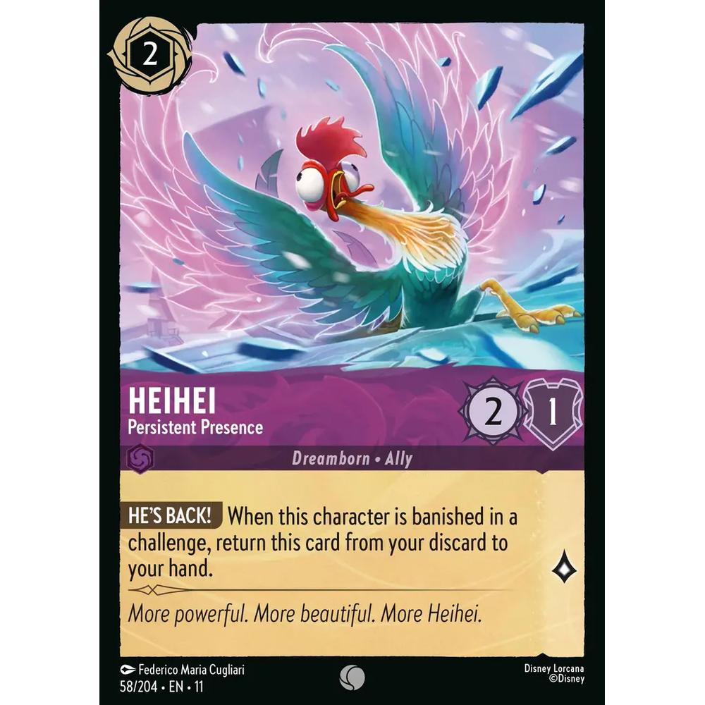 Heihei - Présence persistante WSP 058/204 - Foil