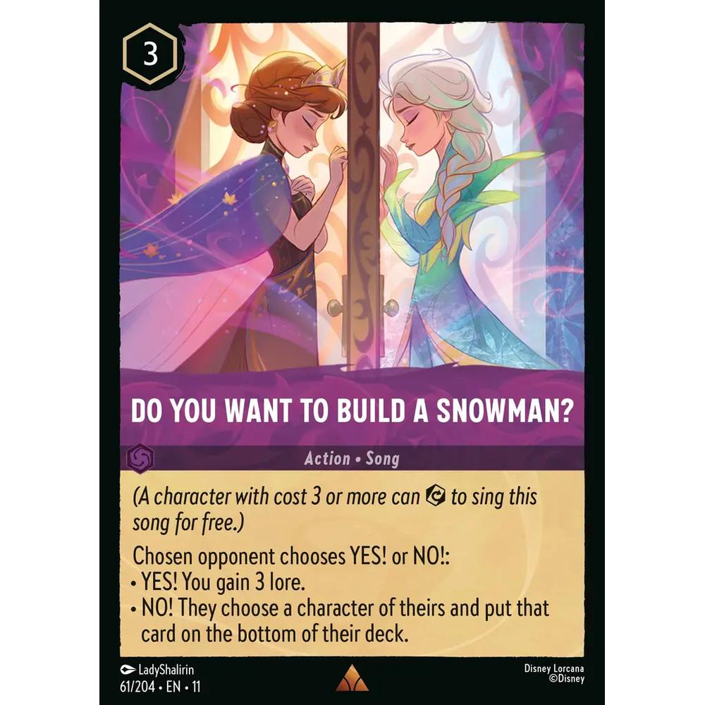 Veux-tu construire un bonhomme de neige ? WSP 061/204 - Foil