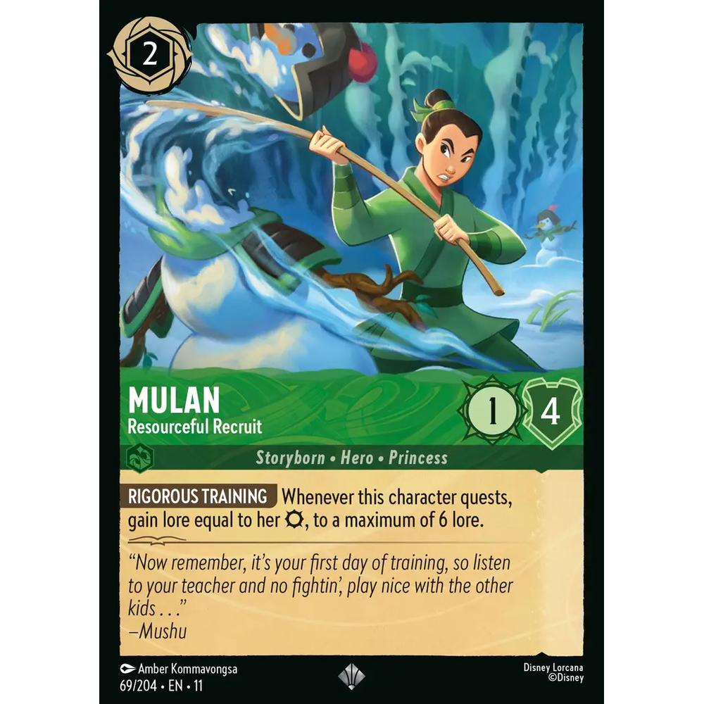 Mulan - Resourceful Recruit WSP 069/204 - Foil