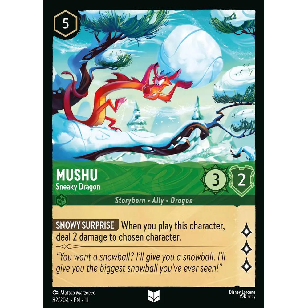 Mushu - Dragon Malicieux WSP 082/204 - Brillante