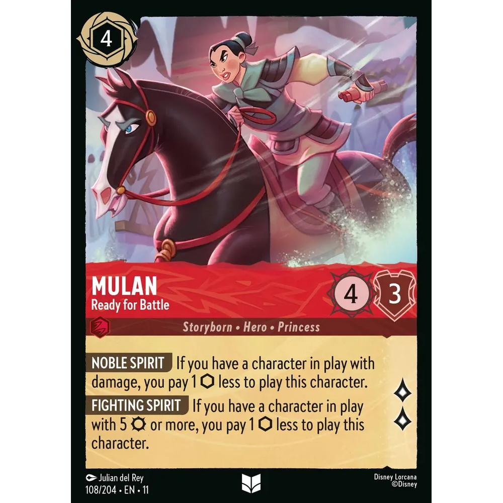 Mulan - Prête au combat WSP 108/204 - Brillante