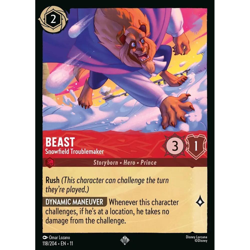 Beast - Snowfield Troublemaker WSP 118/204 - Foil