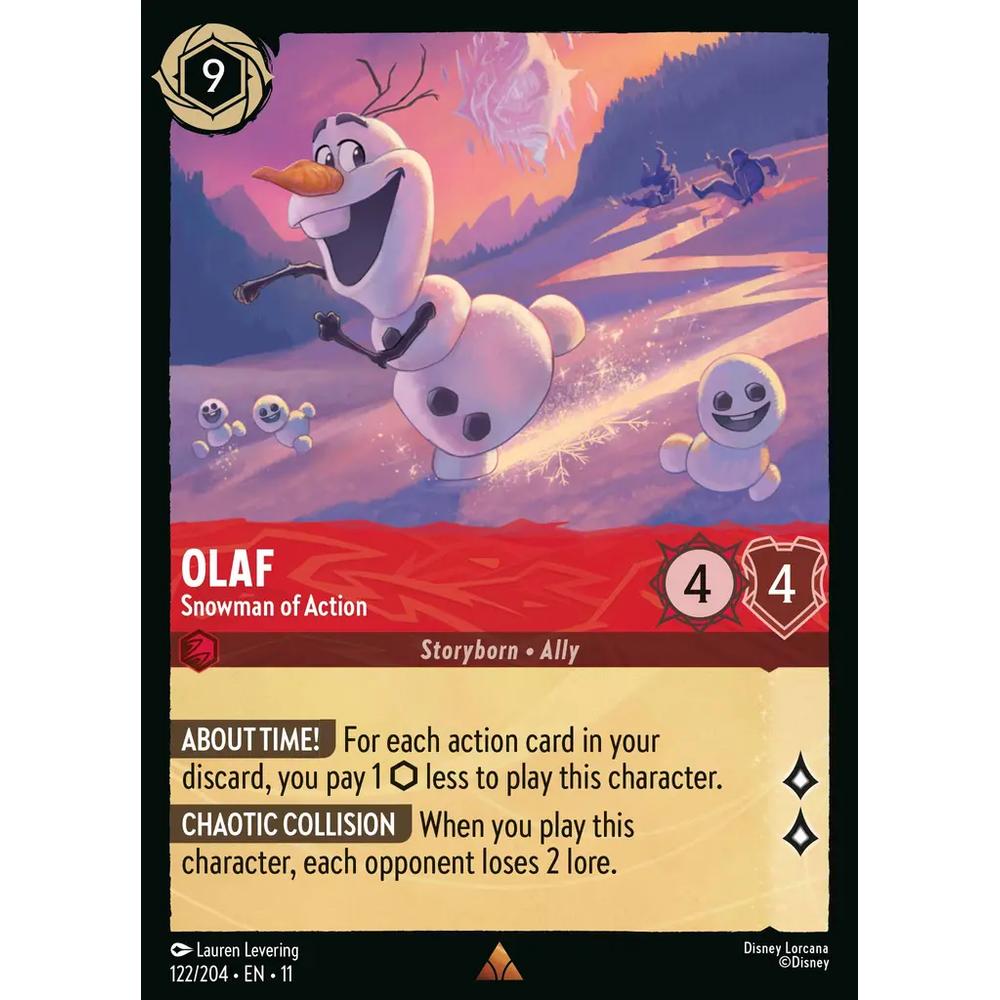 Olaf – Bonhomme de neige d'action WSP 122/204 – Brillante