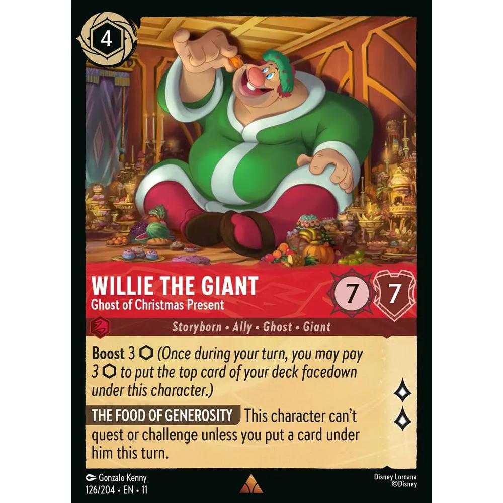 Willie le Géant - Fantôme du Noël Présent WSP 126/204