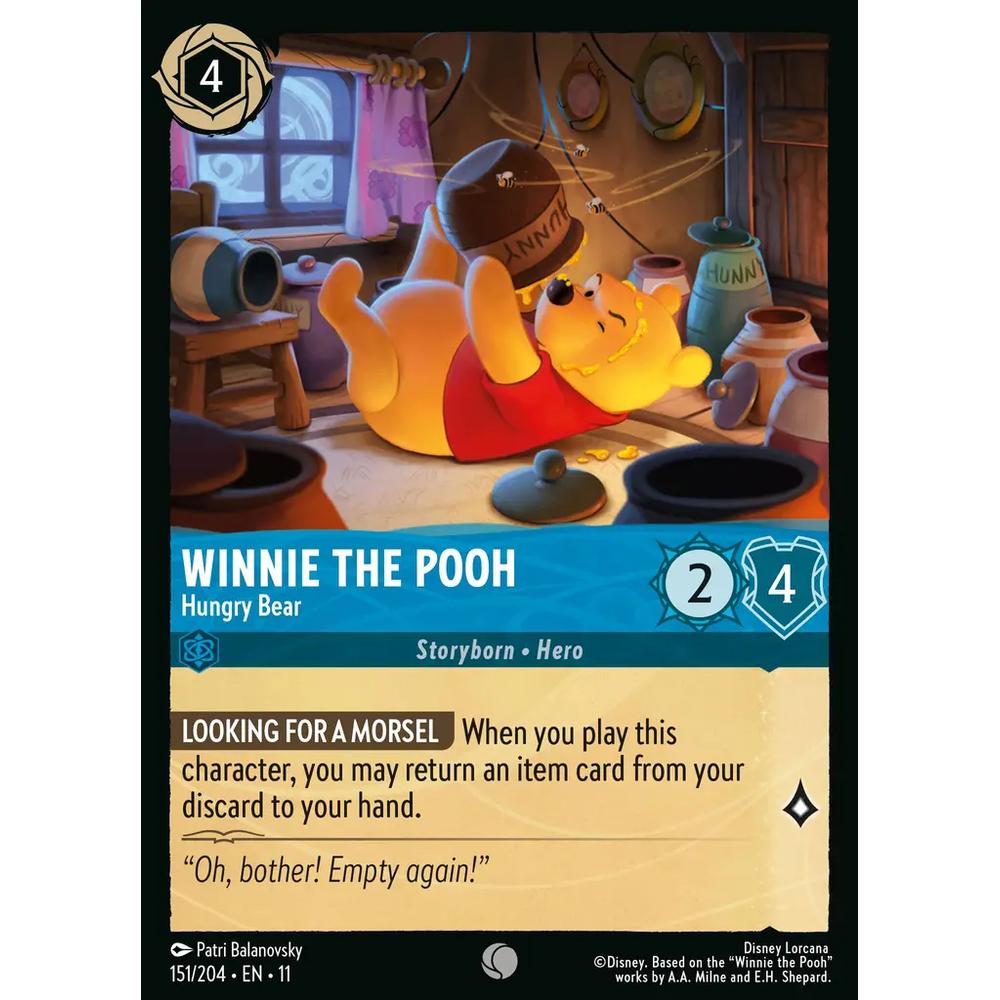Winnie the Pooh - Hungry Bear WSP 151/204 - Foil