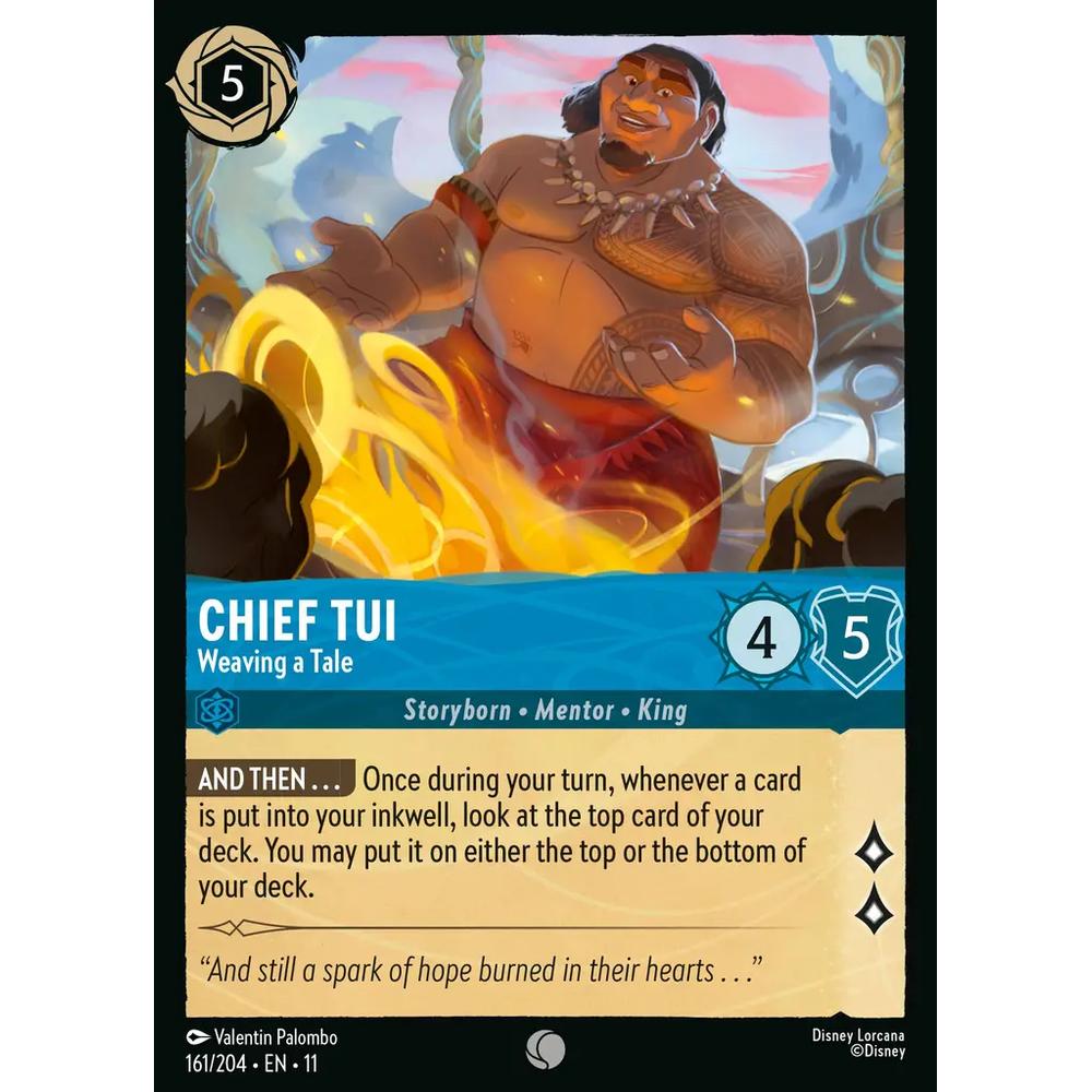Chief Tui - Weaving a Tale WSP 161/204