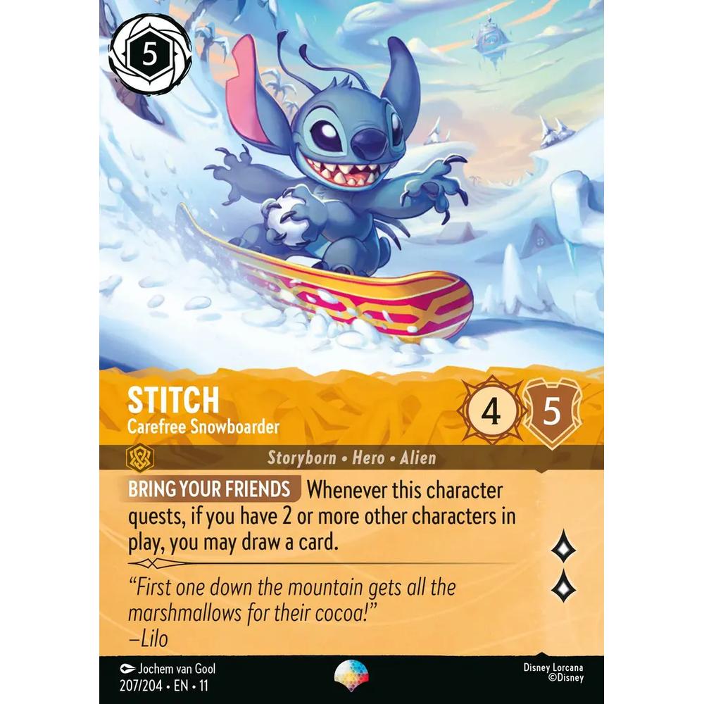 Stitch - Carefree Snowboarder WSP 207/204