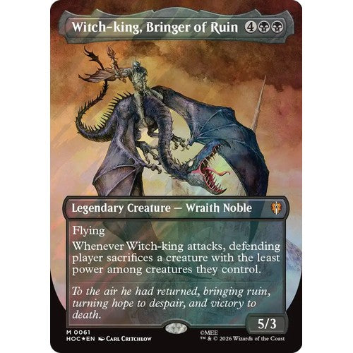 Witch-king, Bringer of Ruin HOC 61 - Foil