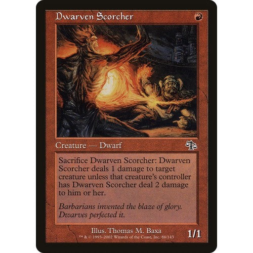 Dwarven Scorcher JUD 86 - Foil