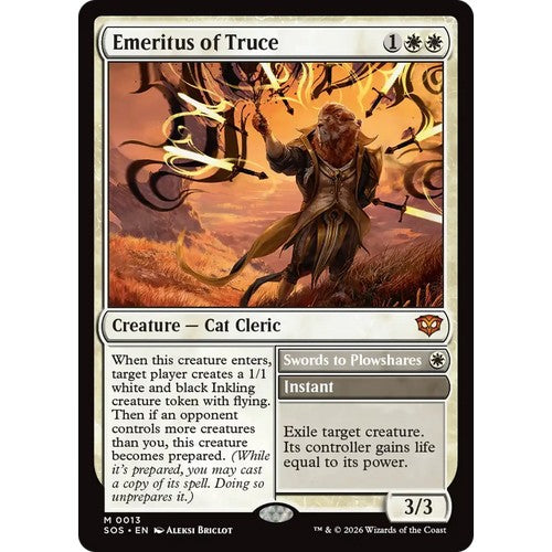 Emeritus of Truce // Swords to Plowshares SOS 13