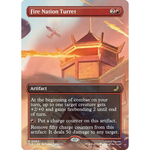 Fire Nation Turret TLE 64 - Foil