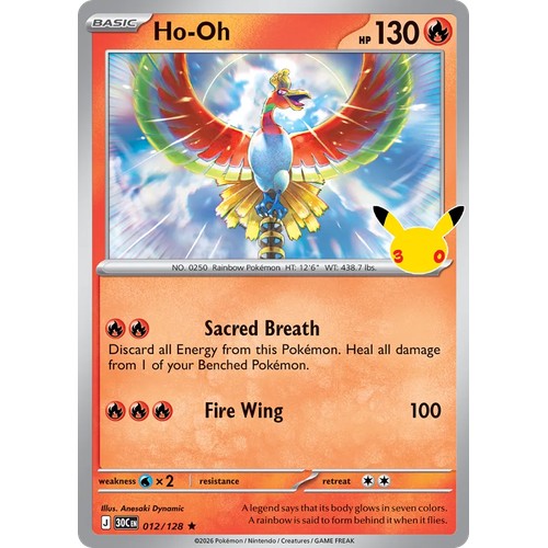 Ho-Oh 30C 012/128 - Holo