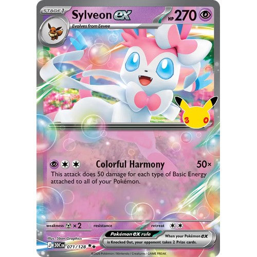 Sylveon ex 30C 071/128 - Holo