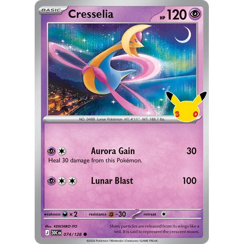 Cresselia 30C 074/128 - Holo