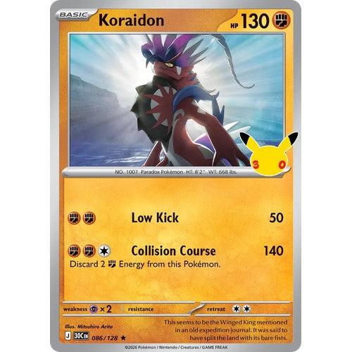 Koraidon 30C 086/128 - Holo