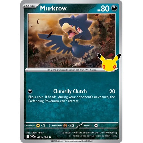 Murkrow 30C 093/128 - Holo