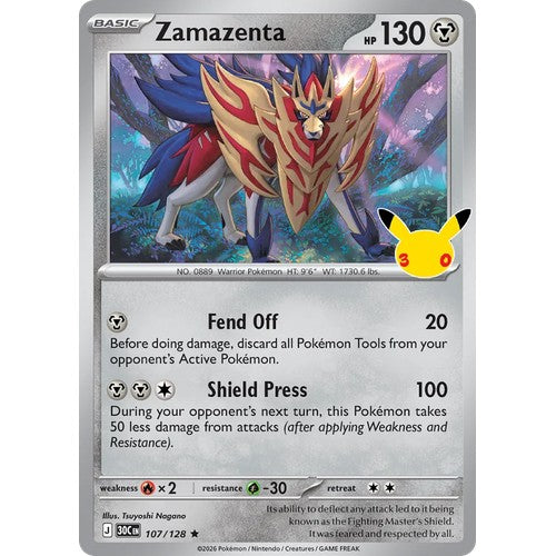 Zamazenta 30C 107/128 - Holo
