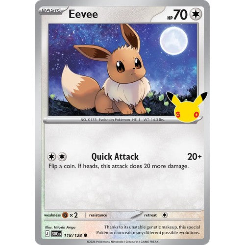 Eevee 30C 118/128 - Holo