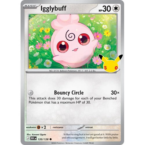 Igglybuff 30C 120/128 - Holo