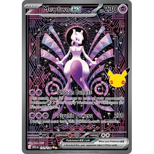 Mewtwo ex 30C 151/128 - Holo
