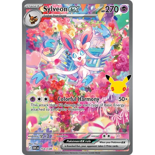 Sylveon ex 30C 153/128 - Holo