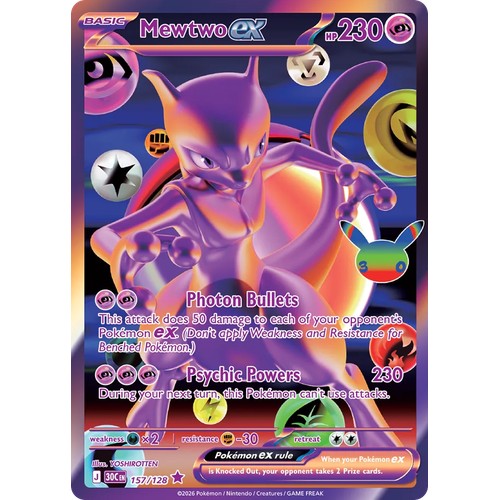 Mewtwo ex 30C 157/128 - Holo