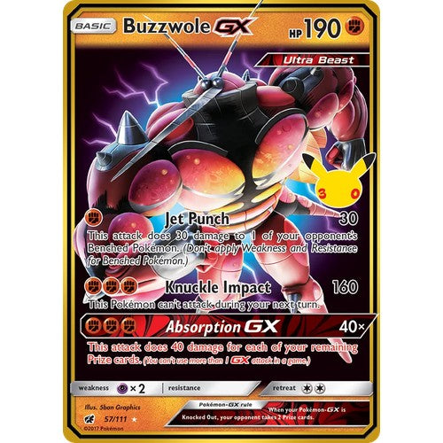 Buzzwole-GX 30CC 57/111 - Holo
