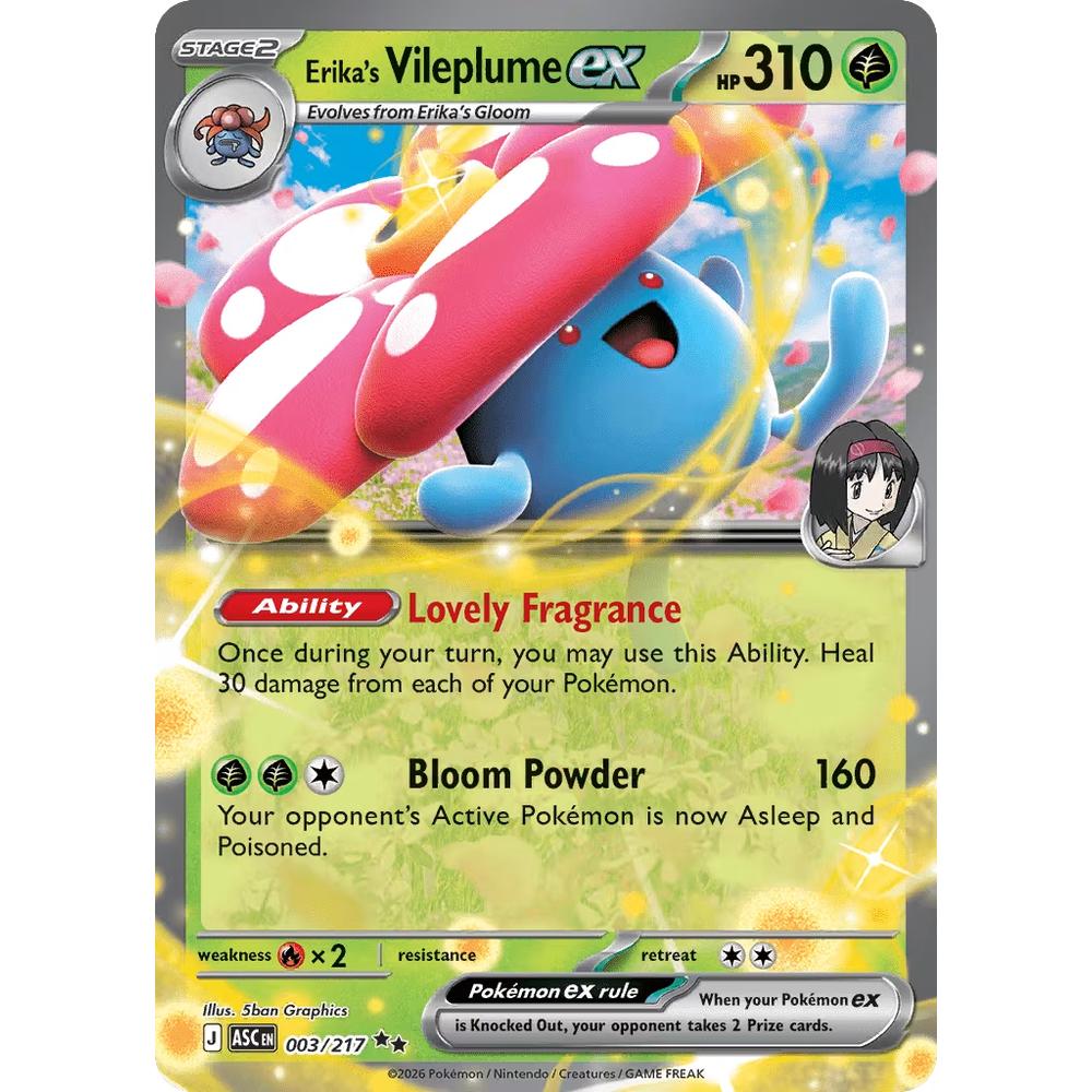 Erika's Vileplume EX ASC 003/217